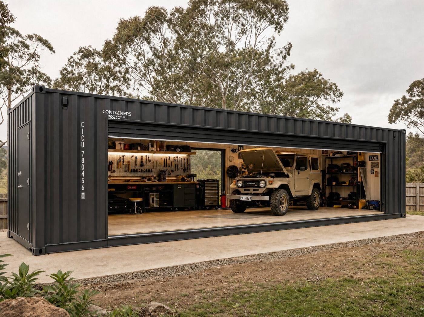 Big rig garage (2x 40ft)